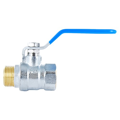 Genebre Messing Kugelhahn 2 teilig mit Hebelgriff – AG/IG – voller Durchgang – PN 25 – 3/4″ - 2