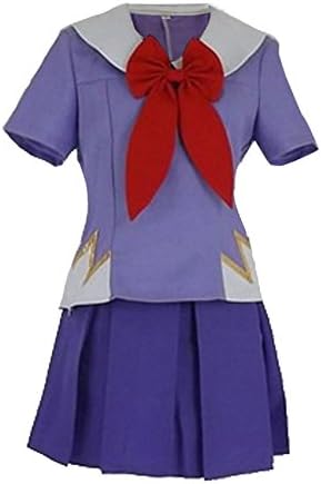 Dillian The Future Diary Gasai Yuno Mirai nikki Top&amp;Skirt Cosplay Costume (S)