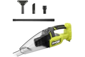 Ryobi Pack Aspirateur à Main RHV18-0 - 18V OnePlus - 600ml - sans Batterie ni Chargeur - Kit 4 Accessoires pour aspirateur - RAK04FC