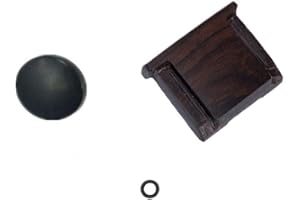 LXH W11BK Convex Wood Soft Release button Finger Touch + Wood Hot shoe cover Cap For Fujifilm X-E3,X-PRO2/1,X-T2,X-E2S,X10/20/30,X100T,X100,X100S,X100F,X-E1,X-E2 SXT-2,X-T10/20 (Black)