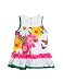 Desigual Baby-Girls Cristina Floral Dress, White (Blanco), 12-18 Months (Manufacturer Size:18)