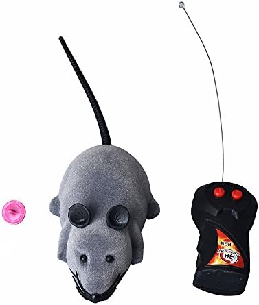HARRYSTORE Infrared Remote Control RC Plush MouseToy Realistic High Simulation Prank Insects Joke Scary Trick Bugs for Party