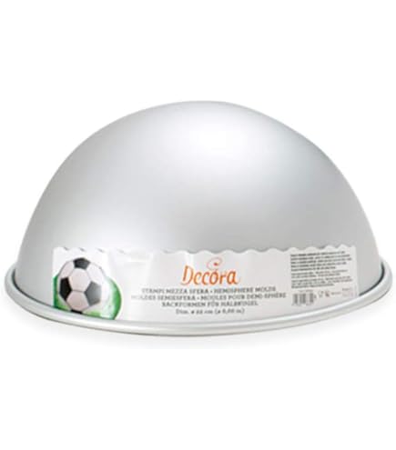 PME BALL084 Aluminum Ball/Hemisphere Pan, 8 X 4-Inch Anodized