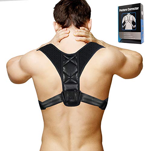 VIMOV Correcteur de Posture réglable Brace Ceinture, améliorer la Correction de la Posture épaule Haut du Dos Support pour Homme et Femme