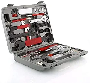 FASTPED Bicycle, Bike, Cycle Steel Hand Tool Box for Maintenance (Multicolour) - 37pcs