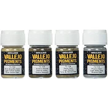 vallejo acrylicos mud pigments sand