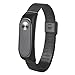 Price comparison product image Xiaomi Mi Band 2 Straps Bescita Stainless Steel Metal Wrist Strap Wristband Bracelet Replacement for Mi Band 2 Smart Miband (Black)