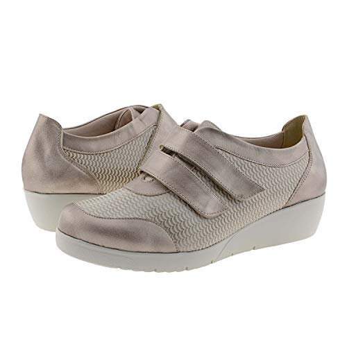 Deportivas Velcro Doctor Cutillas Talla: 39 Color: Beige