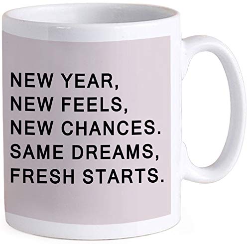 TIED RIBBONS Happy New Year Gift for Boss, Collegues, Corporate Gifting, Motivational Quotes Printed Coffee Mug(325 ml)