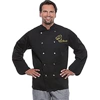 Herren Kochjacke Bäkerkjacken bestickt. Kochjacken mit Motiv besticken lassen Motiv Cefkoch