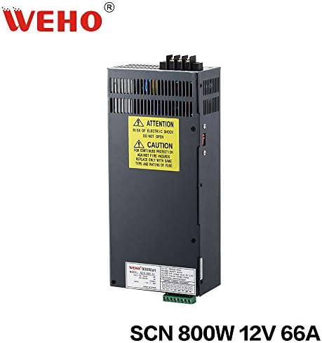 800W 12V in Parallel Power Supply WEHO Single Output SCN-800-12 66A Iron Case With Cooling Fan