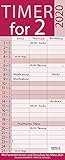 Timer for 2 Lifestyle 2020: Familienplaner mit 3 breiten Spalten. Hochwertiger Familienkalender mit Ferienterminen, Vorschau bis März 2021 und nützlichen Zusatzinformationen. by