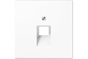 JUNG LS969-1UAWW Placa Central, Termoplástico (A Prueba de Golpes) Extrabrillante, Blanco Alpino