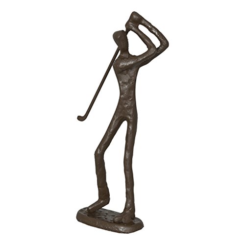Clayre & Eef 6Y1279 Deko Dekoration Figur Golf Golfspieler ca. 8 x 6 x 19 cm