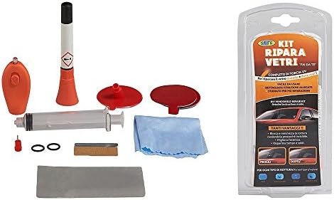 saife Repair Kit Glass Car Windscreen (2017) + UV Torch