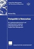 Image de Preispolitik in Netzwerken: Ein institutionenökonomisch und spieltheoretisch fundierter Integration