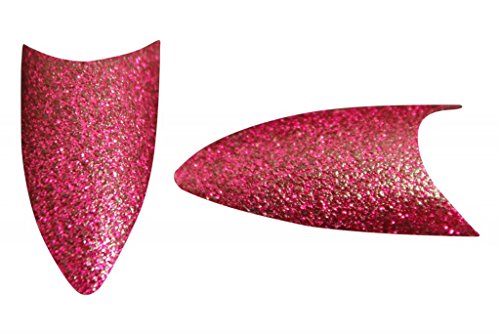 Effect Beauty Glitter Stiletto Nail Tips - Pink