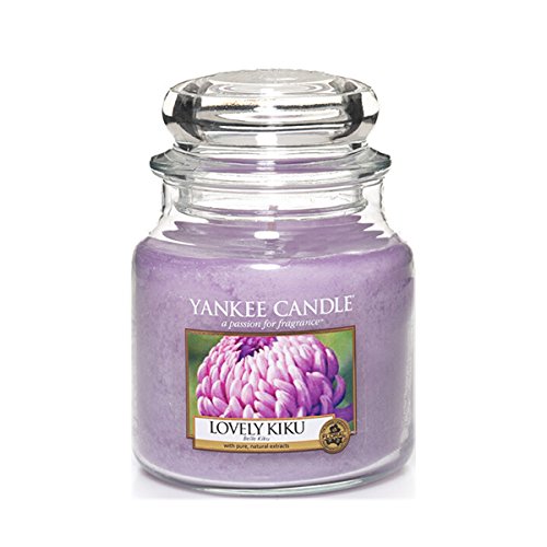 Preisvergleich Produktbild Yankee Candle Duftkerze, Glas, Violett, M