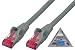 Produktbild Netzwerkkabel-Patchkabel, cat 6A S/FTP PIMF Halogenfrei, grün, 0,25m
