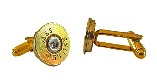 Preisvergleich Produktbild Manschettenknöpfe gold .455 Brass