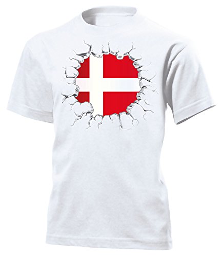 FUSSBALL – FANARTIKEL – Dänemark 5691 Kinder T-Shirt (K) Gr.140