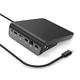 VAVA Station d'Accueil Universelle Hub USB C, Adaptateur 24W, 100W PD, Port Ethernet RJ45 / HDMI 4K, Lecteurs de Carte SD/TF, 2 x USB 3.1, 1x USB 2.0, DC in 12V pour Mac&Ordinateurs avec USB Type-C
