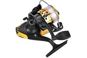 VGEBY1 3 Couleurs Moulinet de Pêche Enrouleur Placage Lisse Filature Coulée Bobine de Pêche de Pêche Accessoire(Jaune)