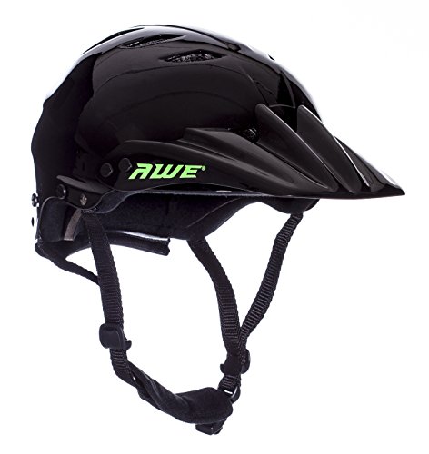 AWE® BMX Full Face Helm schwarz, Größe M 54–58 cm - 7