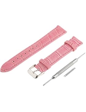 MagiDeal Uhrenarmband Herren Damenuhr Uhrband Armband Ersatzuhr Gurtel Lederarmband 18mm