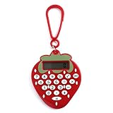 Color: blanco, verde, rojo; Contenido del paquete: 1 x Calculadora llavero; Pantalla dígitos: 8