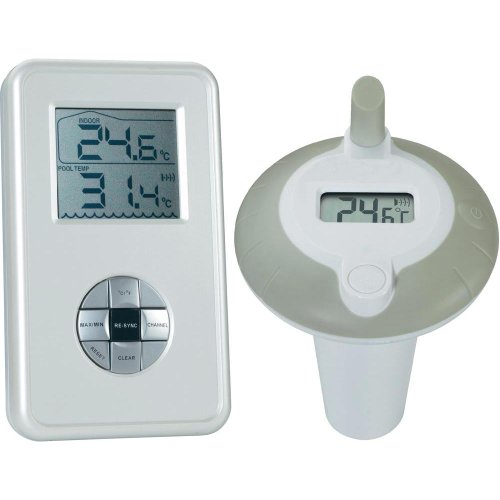 Preisvergleich Produktbild CE Schwimmbecken-Thermometer Silber