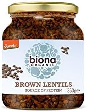 Biona Demeter Brown Lentils - 360g x 6 (6 Pack Bundle)