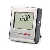 ThermoPro TP16 Digitales Bratenthermometer Ofenthermometer mit Timer für BBQ, Grill, Smoker - 