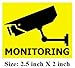 Price comparison product image MONITORING sticker vinyl sticker CCTV security camera video surveillance system warning sign to prevent theft and Little intrusion. and simple Satisfaction or free!!