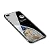 Produktbild iPhone 6s Hülle, Luxus Spiegel Design SXUUXB iPhone 6 [Hybrid 3 Teile] Glänzend Crystal Stoßstange Flexible Gummi Rand + Hart PC Plastik Back + Gehärtetem Glas Zurück Stoßfest Stoßstange für Apple iPhone 6/6s 4,7 Zoll, - Erde + 1 x Freie Halterung (Farbe Zufällig)