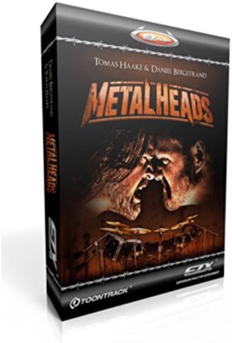 TOONTRACK METAL HEADS FOR EZ DRUMMER Computer music Drum Kits
