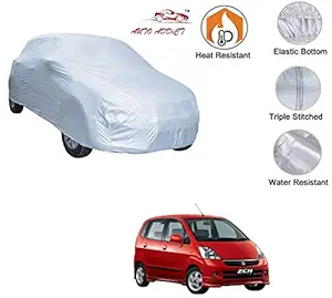 Auto Addict Car Cover Body Cover Polyester (Silver) for Maruti Suzuki Zen Estilo