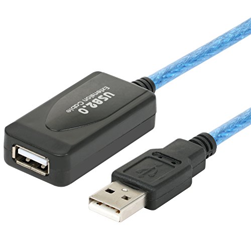 TRIXES USB-Aktiv-Repeater High-Speed Verlängerungskabel USB 2.0 480 Mbit/s 10 m - 4
