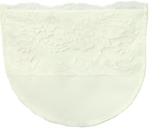 Ivory with Wide Lace Overlay Modesty Panel Mock Cami Chemisettes by Anne Sz A