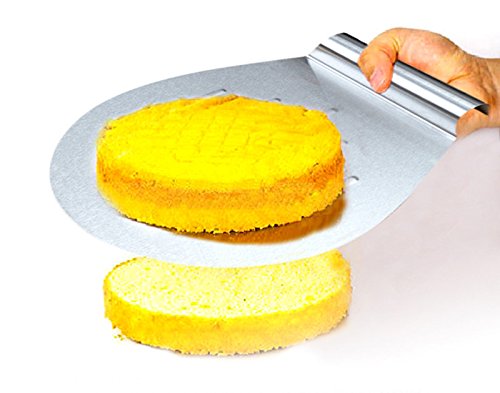 Anpro Kuchen Retter, Torten Heber und Streichpalette Konditoren, Kuchen Heber von 31.5 x 26cm, Streichpalette Zubehör von 29.7×2.4cm - 8