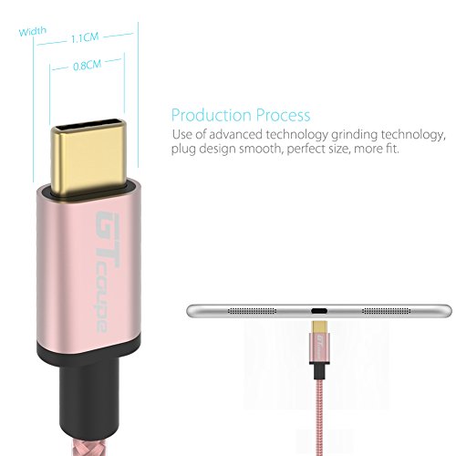 Forrader USB-Kabel, USB-C to USB-C Fabric Braided - 3