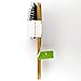 Boar Bristle Hair Brush - Natural Wooden Bamboo Handle Best for Styling, Straightening, Detangling or to Set Thick, Thin, Fine, Straight, Curly, Wavy, Long, Short, Dry, or Damaged Hair on Men or Women