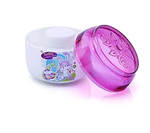 Shopfork Powder Puff with Box Holder Container for and Kids Powder Case for Baby Face and Body (CARE)