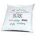 Produktbild Kopfkissen mit Namen Bürk - Motiv Positive Eigenschaften, 40 cm, 100% Baumwolle, Kuschelkissen, Liebeskissen, Namenskissen, Geschenkidee, Deko