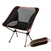 Produktbild HUOYAN Tragbare Faltbare Klapptisch Stuhl Schreibtisch Camping BBQ Wandern Reisen Outdoor Picknick Aluminiumlegierung Ultraleicht (Color : Orange, Size : 60x56x35cm)