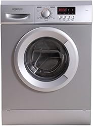 AmazonBasics 7 kg Fully-Automatic Front Load Washing Machine (Grey/Silver, In-built Heater, Self cleaning tech