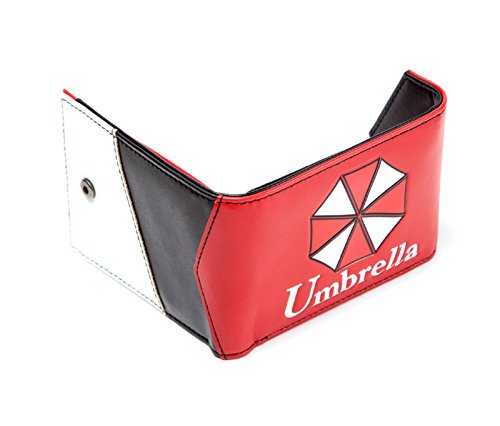 Preisvergleich Produktbild Resident Evil Brieftasche Umbrella Logo Nue offiziell PS4 xbox Rot Bifold