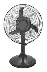 Enamic UK || Mini Pedestal Fan || High Speed || 100% Copper Motor || 1 Year Warranty || Sweep- 300 MM, 12 Inches,METAL BODY GREY || W74