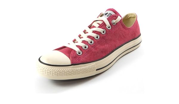 stonewashed red converse