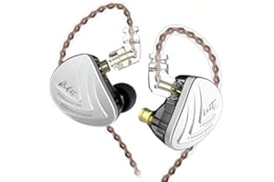 KINBOOFI KZ - AS16 - Écouteurs Intra-Auriculaires - 8 BA par côté KZ - Moniteur de scène - Noir - sans Micro